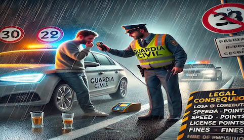 Conducción bajo los Efectos del Alcohol o Drogas en España: Análisis Legal y Consecuencias. Madrid Salinas Legal, abogados especialistas en Derecho Penal en Sevilla.