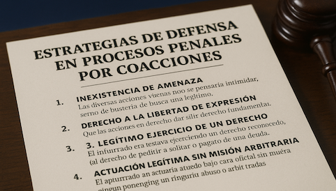 Estrategias de Defensa en Procesos Penales por Coacciones. Abogados en Sevilla expertos en Derecho Penal. Madrid Salinas Abogados.