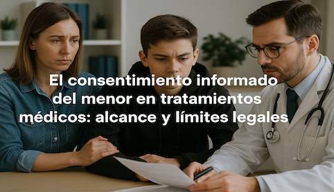 El consentimiento informado del menor en tratamientos médicos: alcance y límites legales. Abogados Sevilla Derecho Familia. Madrid Salinas Abogados