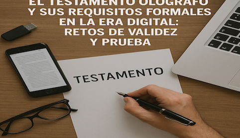 El testamento ológrafo y sus requisitos formales en la era digital: retos de validez y prueba. Abogados Derecho Sucesiones Sevilla. Madrid Salinas Abogados