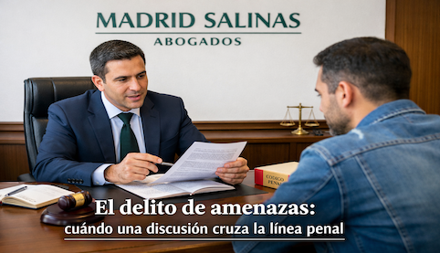 Asesoramiento jurídico sobre delito de amenazas en despacho Madrid Salinas Abogados en Sevilla