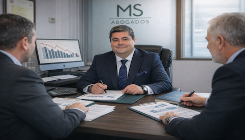 Abogado asesorando a empresarios sobre reducción de capital en sociedad limitada para evitar responsabilidad del administrador.