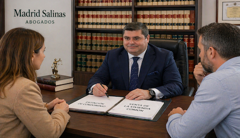 Abogado de Madrid Salinas Abogados asesorando sobre la venta de la vivienda común y la extinción de condominio tras el divorcio