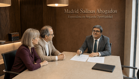 Abogado asesora a un matrimonio sobre las deudas y los bienes gananciales en la Segunda Oportunidad