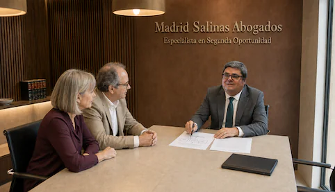 Abogado asesora a un matrimonio sobre las deudas y los bienes gananciales en la Segunda Oportunidad