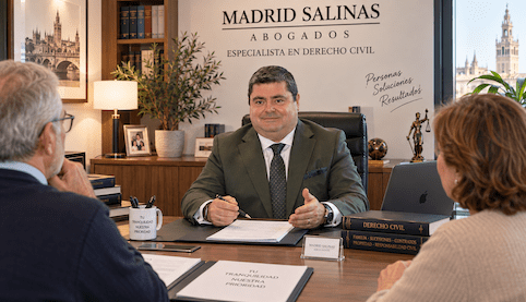 Abogado civil en Sevilla asesorando a clientes sobre cómo recuperar una vivienda prestada